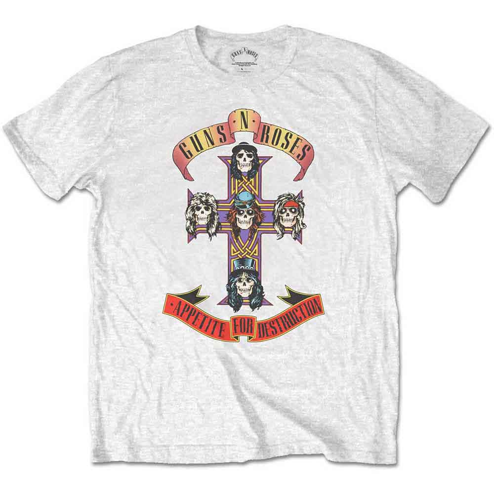 Guns N' Roses - Appetite for Destruction - T-Shirt White
