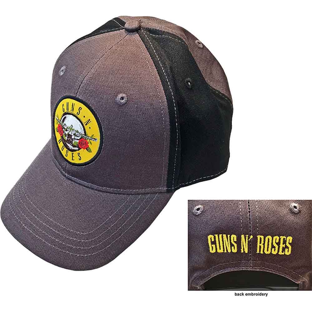 Guns N' Roses - Circle Logo - Hat Black, Grey