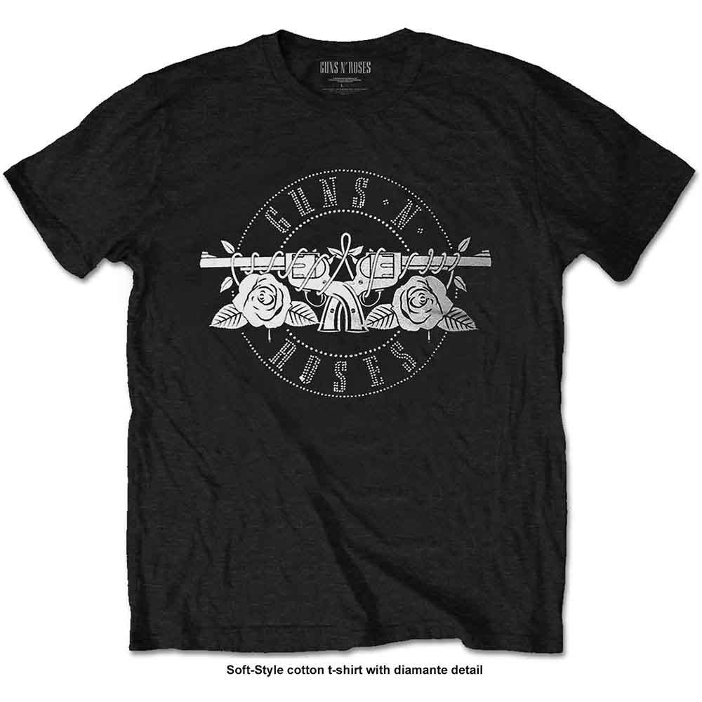 Guns N' Roses - Circle Logo - T-Shirt Black