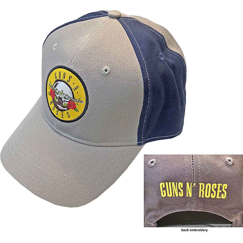 Guns N' Roses - Circle Logo - Hat Blue, Grey