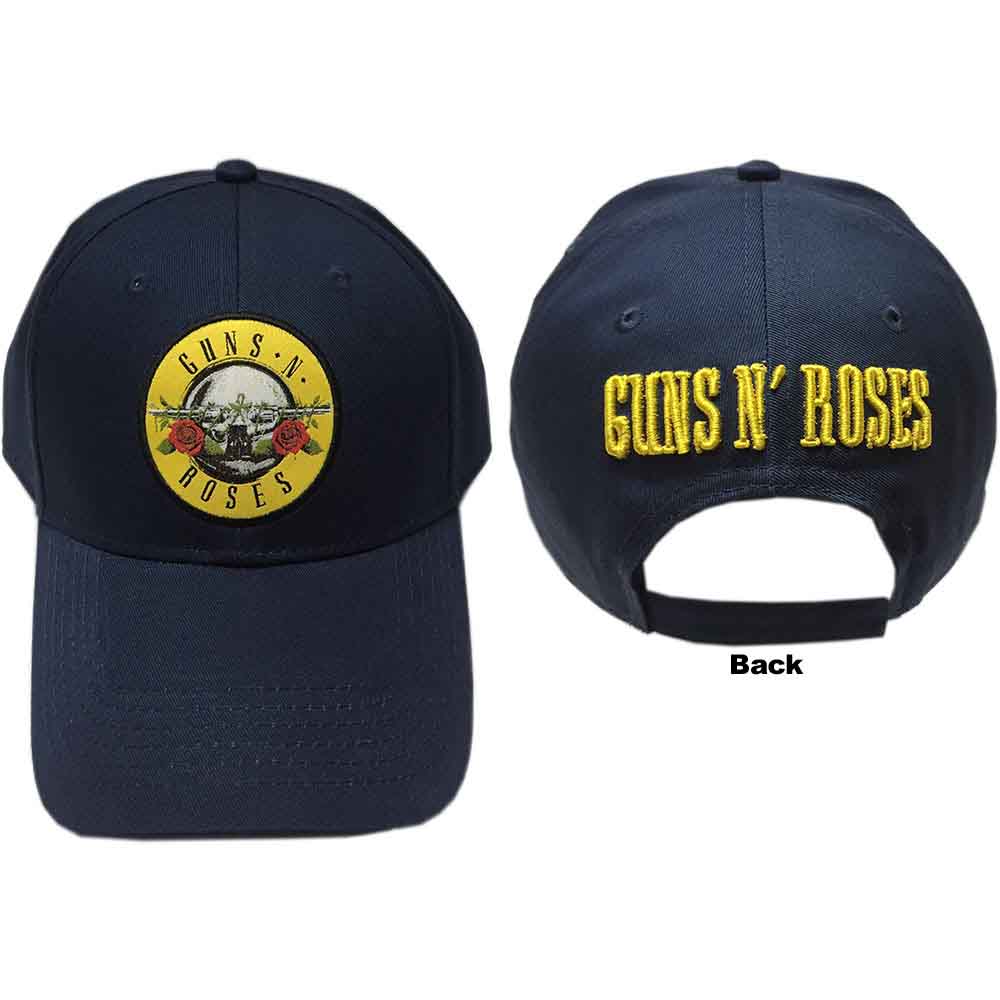 Guns N' Roses - Circle Logo - Hat Blue