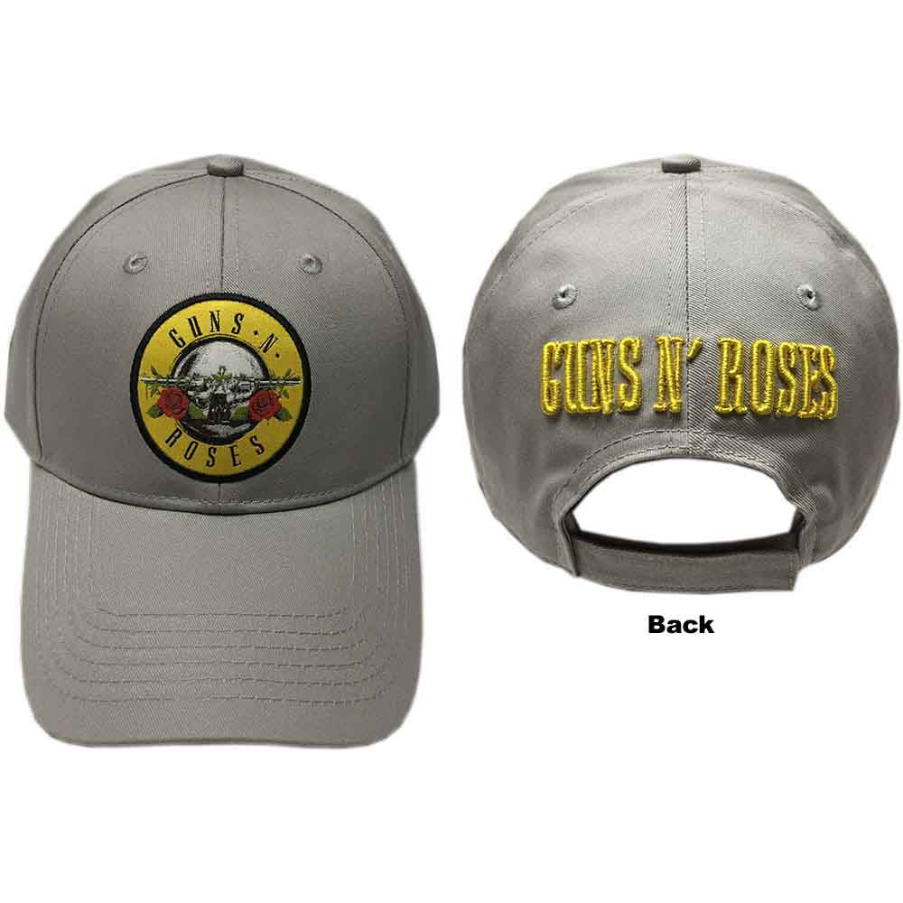 Guns N' Roses - Circle Logo - Hat Grey