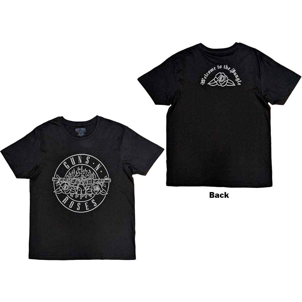 Guns N' Roses - Classic Bullet Mono - T-Shirt Black