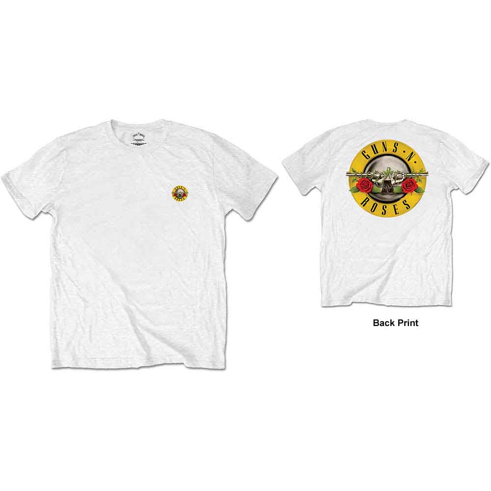 Guns N' Roses - Classic Logo - T-Shirt White