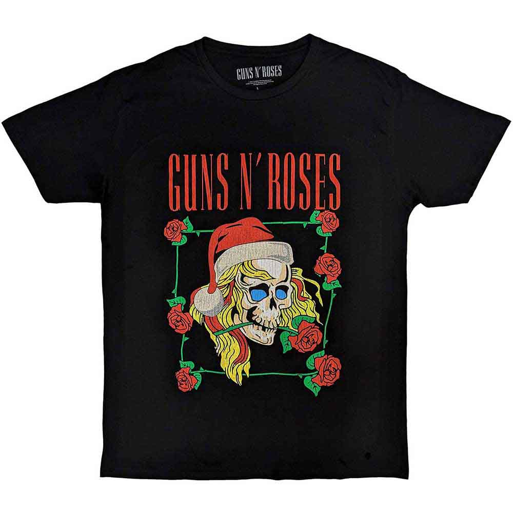 Guns N' Roses - Holiday Skull - T-Shirt Black