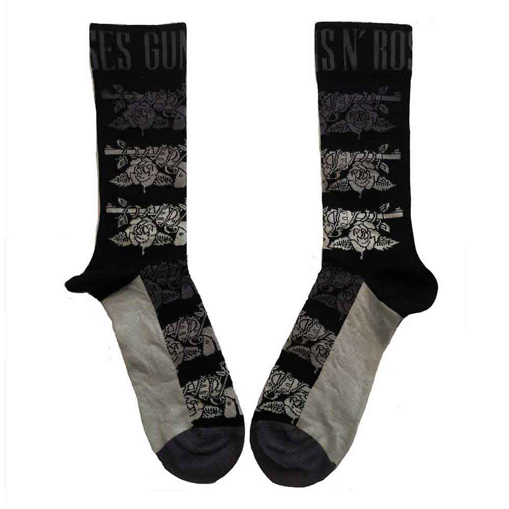 Guns N' Roses - Monochrome Pistols - Socks Black
