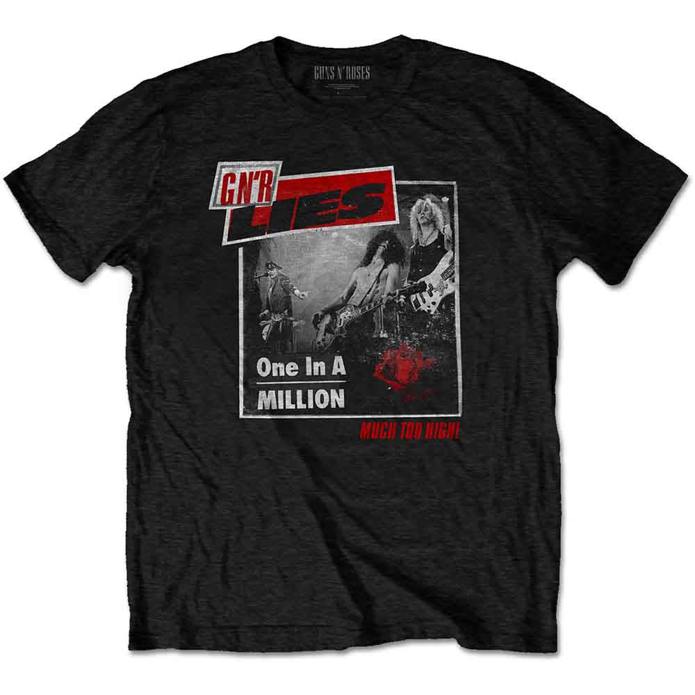 Guns N' Roses - One in a Million - T-Shirt Black