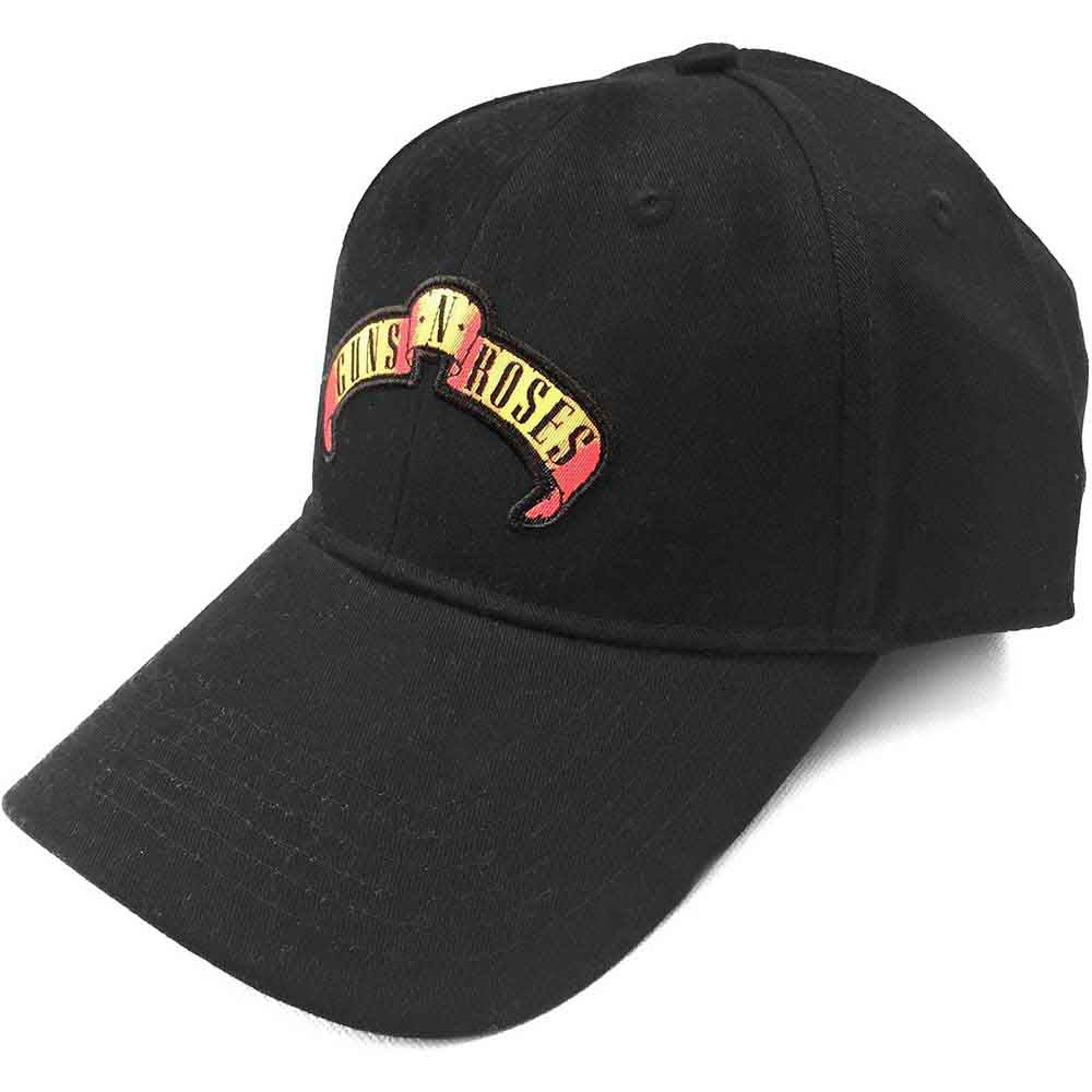 Guns N' Roses - Scroll Logo - Hat Black