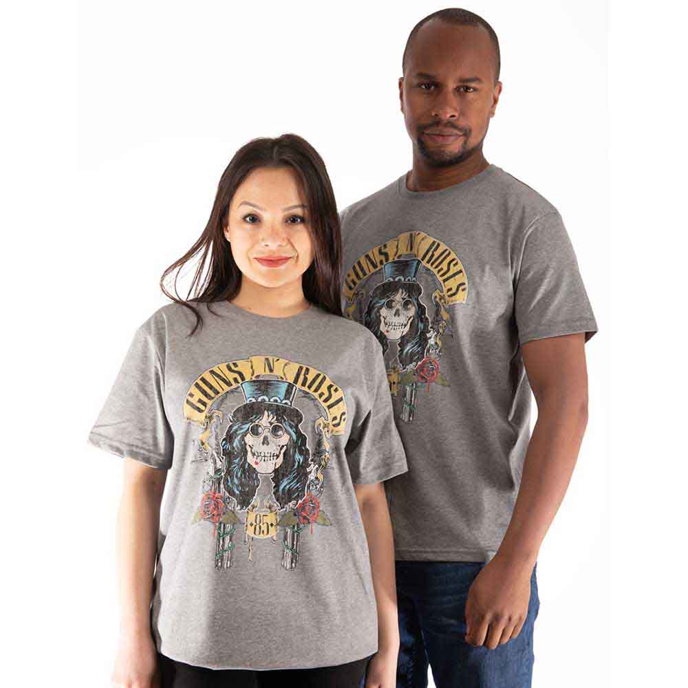 Guns N' Roses - Slash '85 - T-Shirt Grey