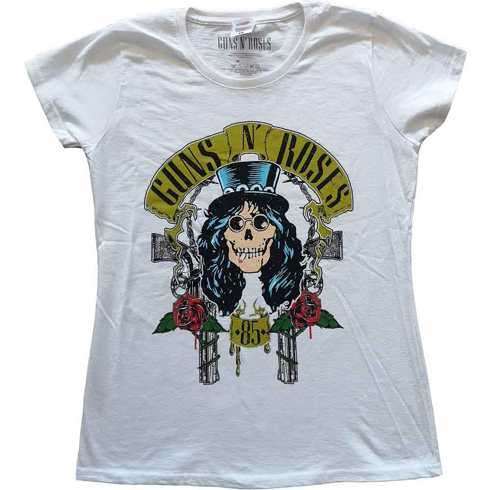 Guns N' Roses - Slash '85 - T-Shirt White
