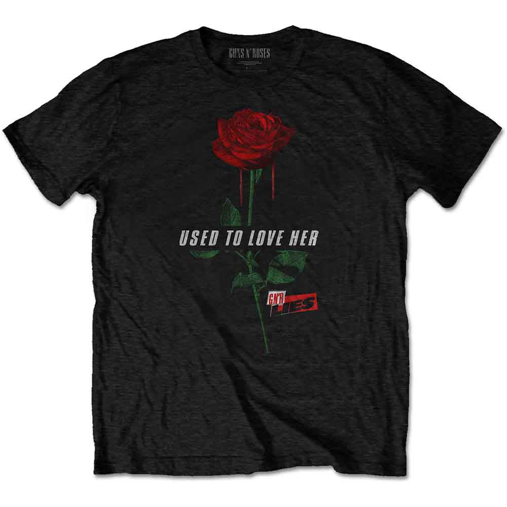 Guns N' Roses - Used to Love Her Rose - T-Shirt Black