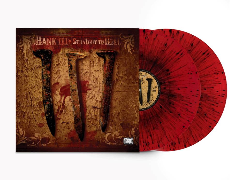 Hank III - Straight To Hell (Limited Edition, Colored Vinyl,Blood Splatter Red) (2 Lp's) - Vinyl