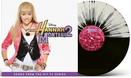 Hannah Montana - Hannah Montana 2 (Original Soundtrack) (Split Black/White Splatter Colored Vinyl) - Vinyl