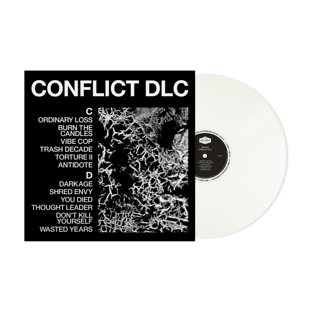 Health - Conflict Dlc (Indie Exclusive) [White] [Signed Insert] - Vinyl