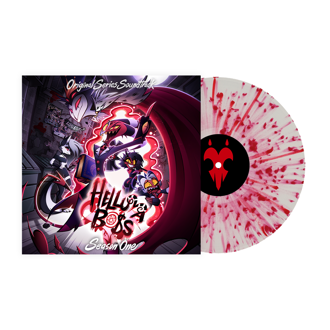 Helluva Boss - Helluva Boss: Season 1 (Original Soundtrack) [Standard Blood Splatter Vinyl] - Vinyl