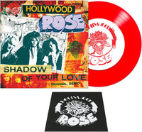 Hollywood Rose - Shadow Of Your Love / Reckless Life (Colored Vinyl, Red, Patch) (7" Single) - Vinyl