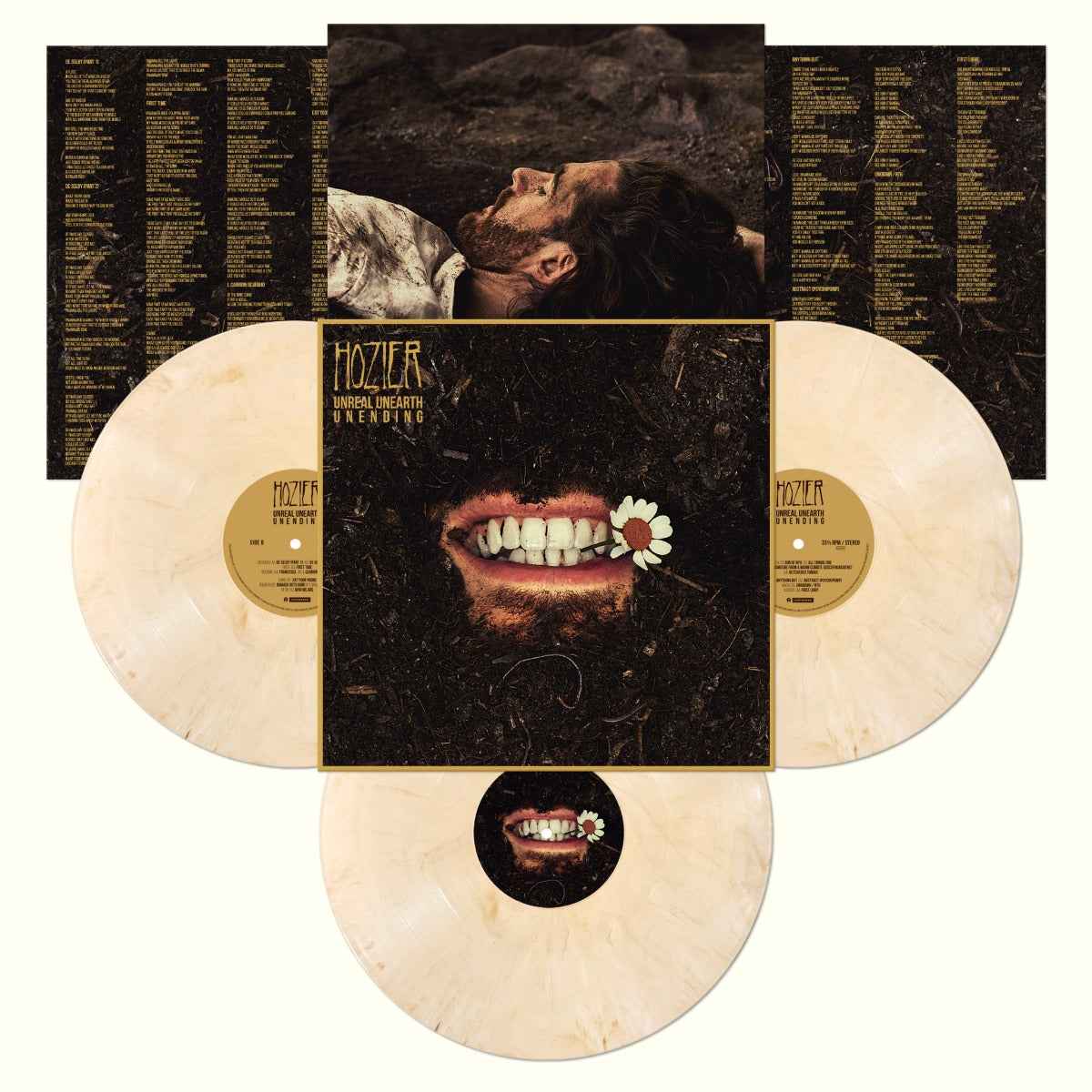 HOZIER - Unreal Unearth Unending (140 Gram Tooth White Vinyl) (3 Lp's) - Vinyl