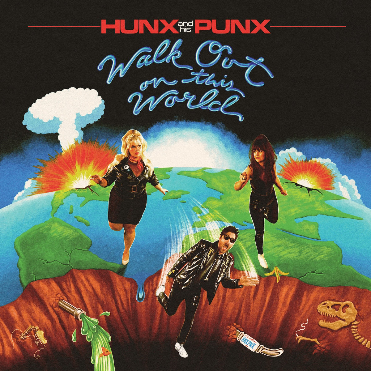 Hunx And His Punx - Walk Out On This World (Opaque Apple Red Vinyl) - Vinyl