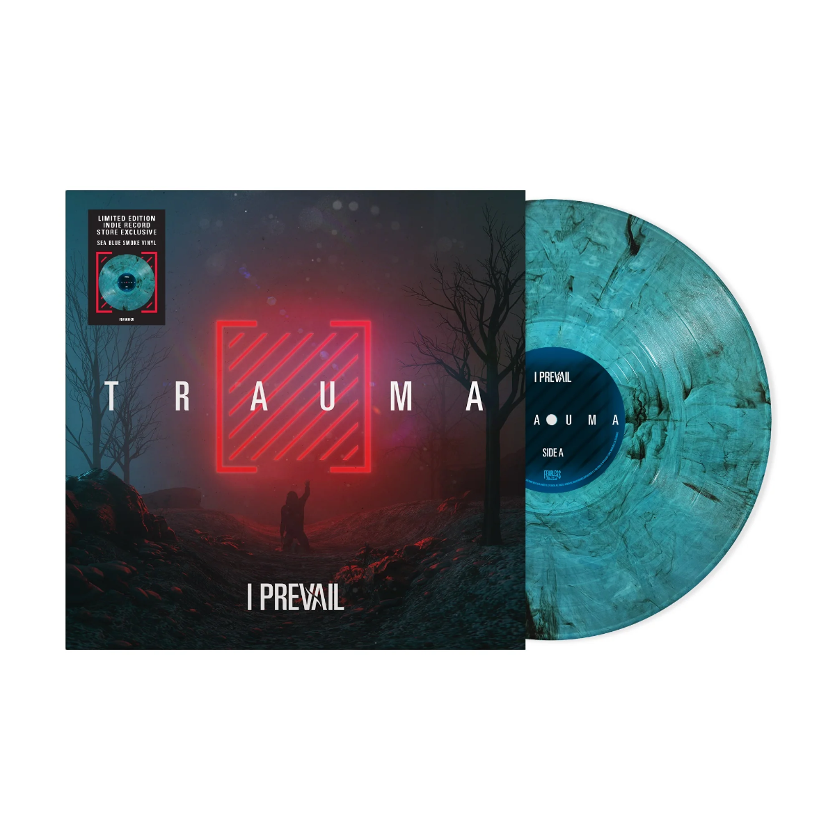 I Prevail - TRAUMA [Explicit Content] ( Indie Exclusive, Limited Edition, Colored Vinyl, Sea Blue Smoke) - Vinyl