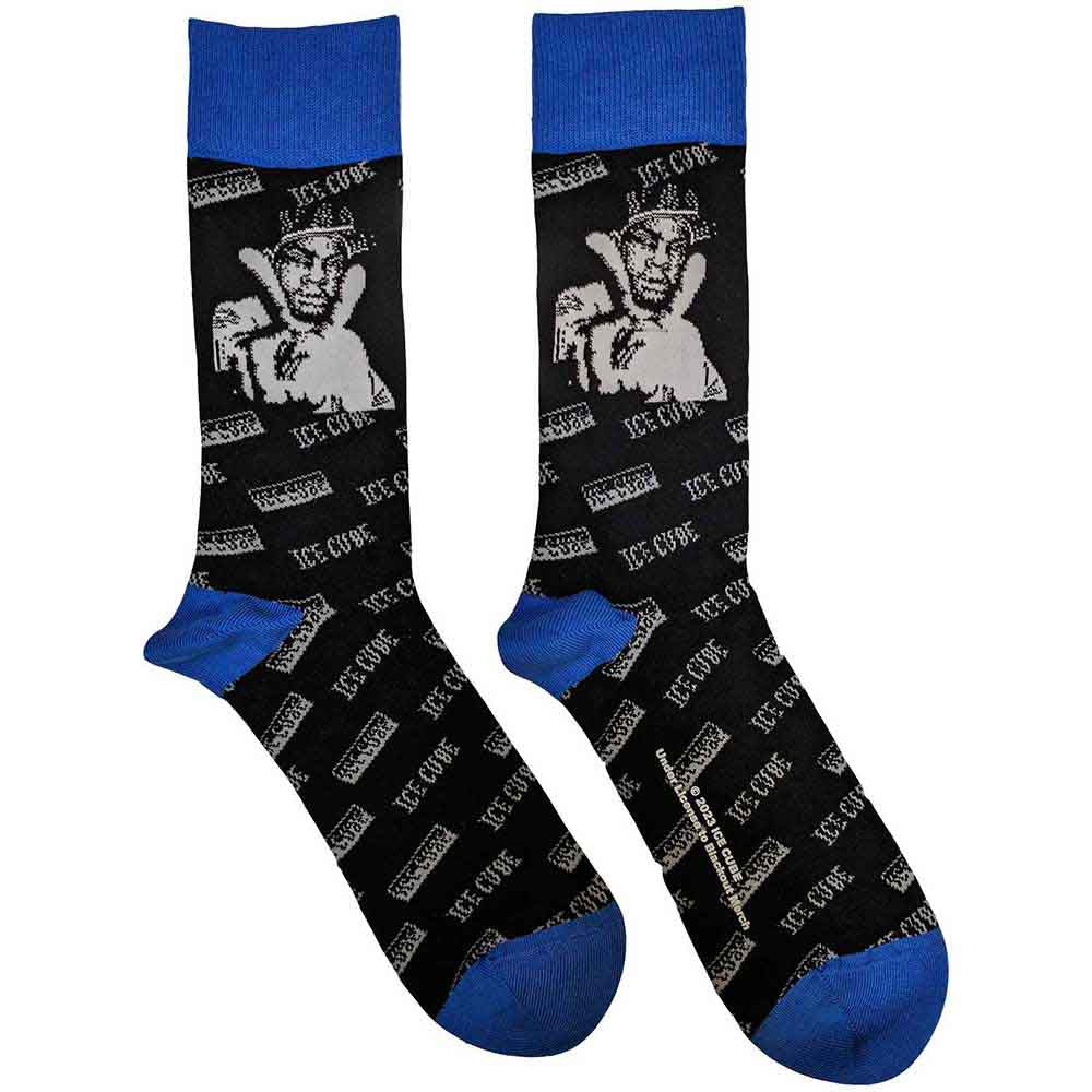Ice Cube - B&W Photo - Socks Black