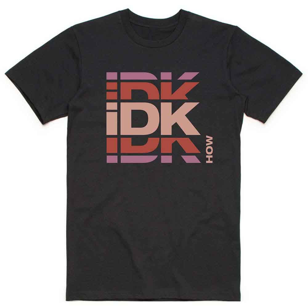 iDKHow - Branded Logo - T-Shirt Black