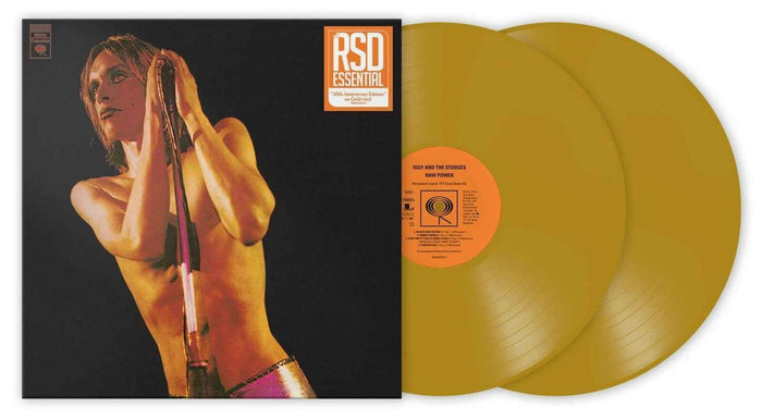 Iggy And The Stooges - Raw Power: 50th Anniversary Edition (RSD Essential, Colored Vinyl, Gold) (2 Lp's) - Vinyl