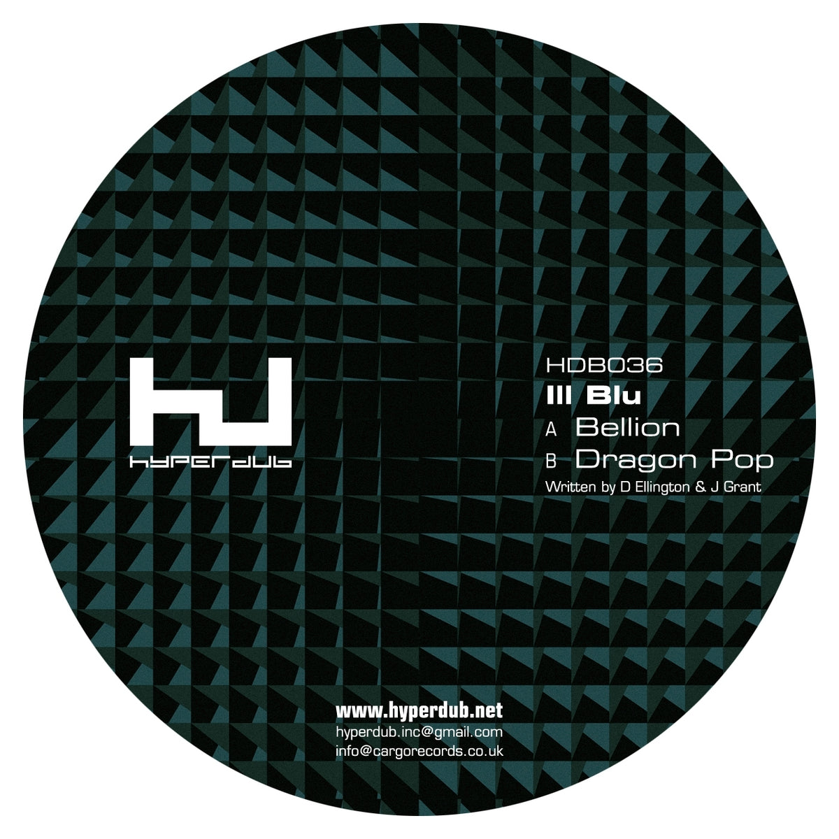 Ill Blu - Bellion/Dragon Pop 12" - Vinyl
