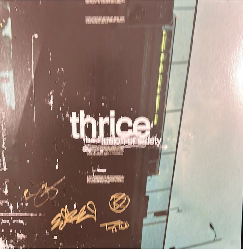 Thrice - The Illusion Of Safety - signed record