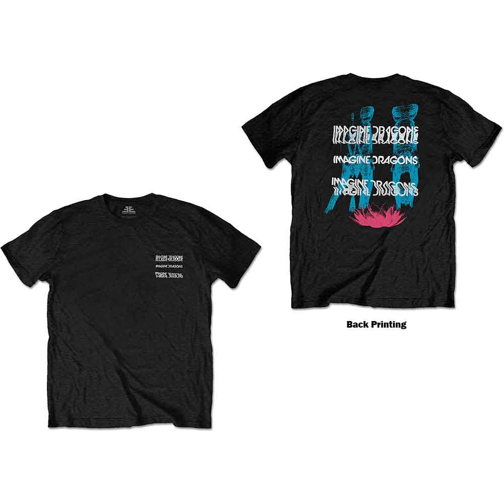 Imagine Dragons - Man Glitch - T-Shirt Black