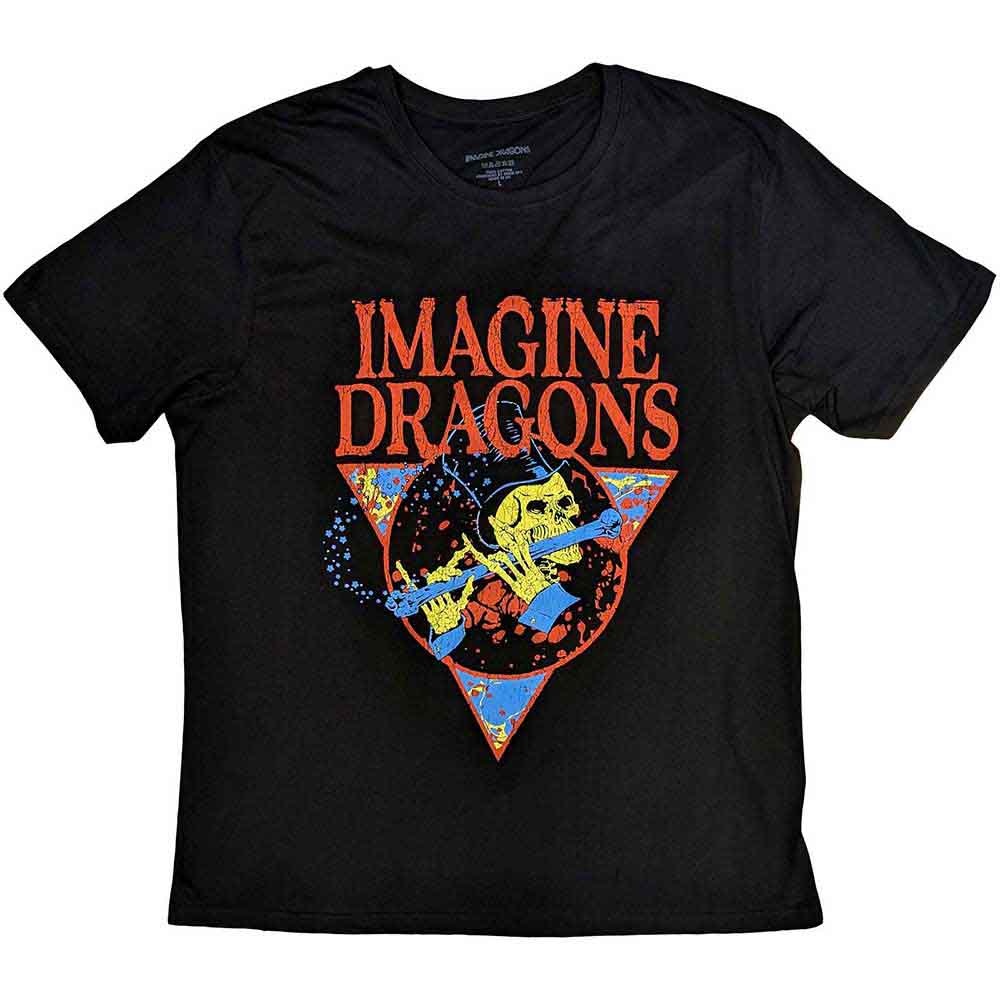 Imagine Dragons - Skeleton Flute - T-Shirt Black