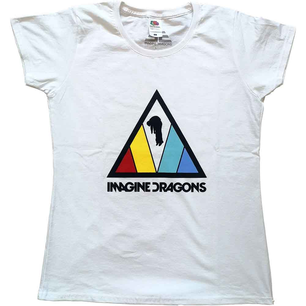 Imagine Dragons - Triangle Logo - T-Shirt White
