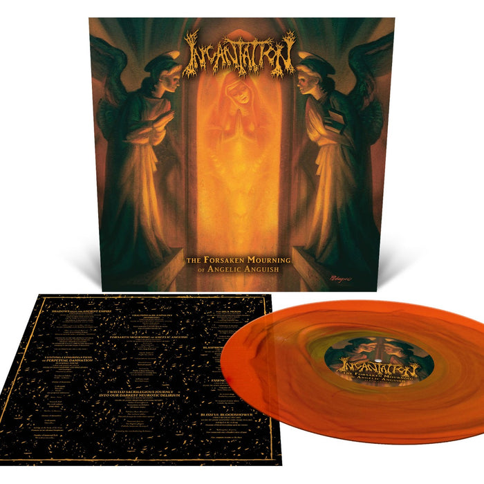 Incantation - Forsaken Mourning Of Angelic Anguish ("Crush Ripple" Orange Colored Vinyl) - Vinyl