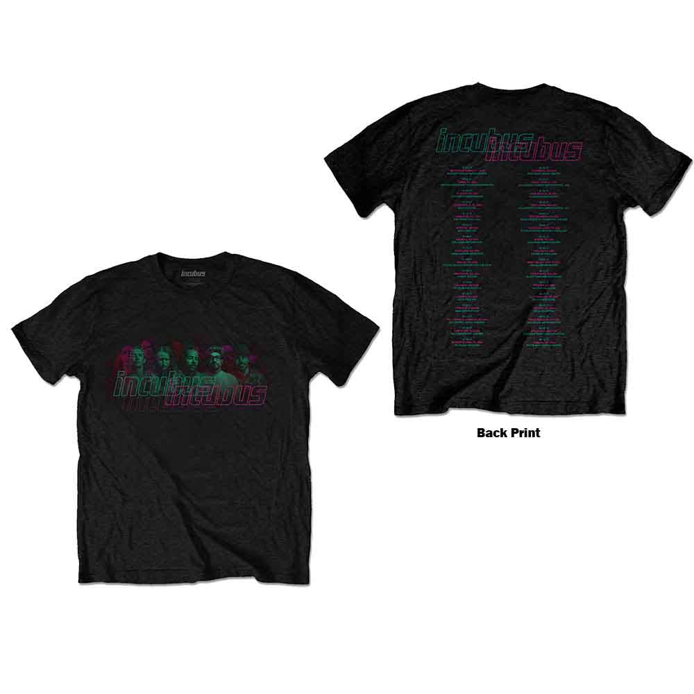 Incubus - 17 Tour - T-Shirt Black