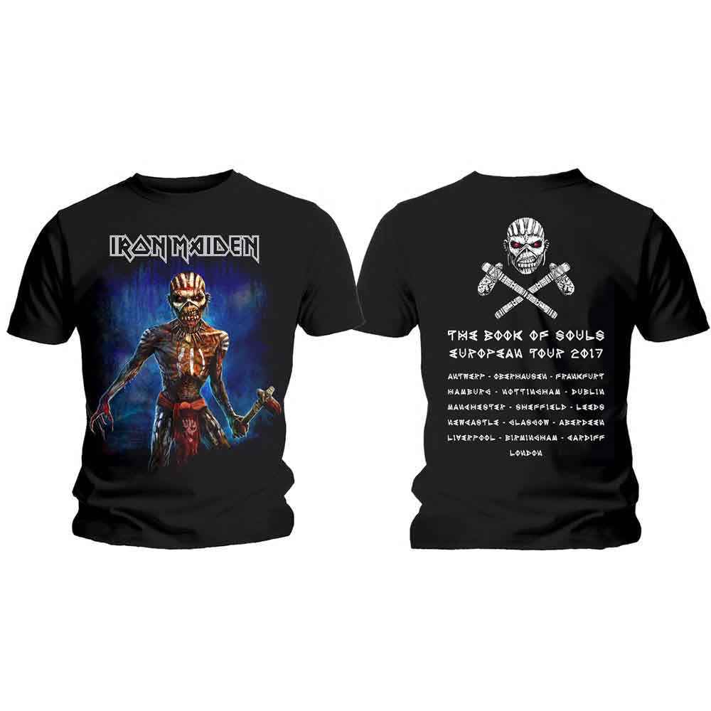 Iron Maiden - Axe Eddie Book of Souls European Tour V.2 - T-Shirt