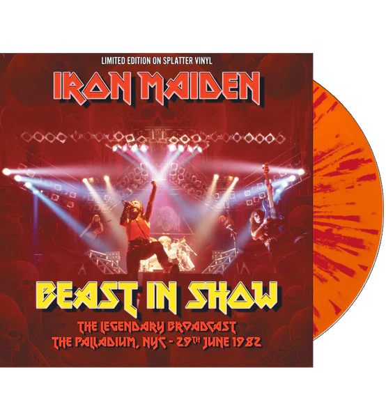Iron Maiden - Beast In Show: Palladium N.Y.C. 1982 (Red/Orange Splatter Vinyl) [Import] - Vinyl