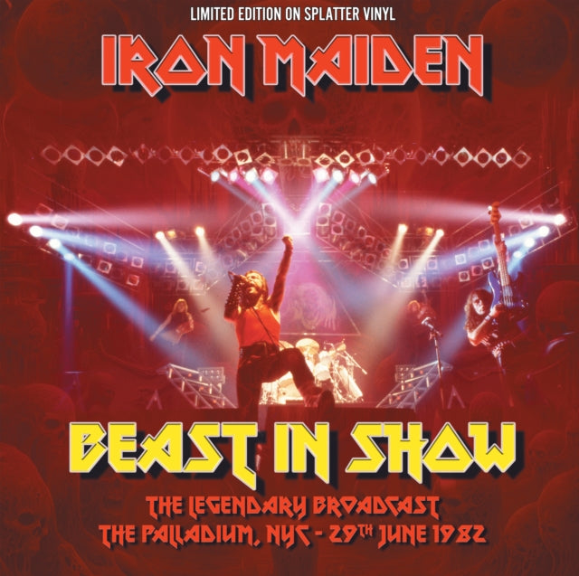 Iron Maiden - Beast In Show: Palladium N.Y.C. 1982 (Red/Orange Splatter Vinyl) [Import] - Vinyl
