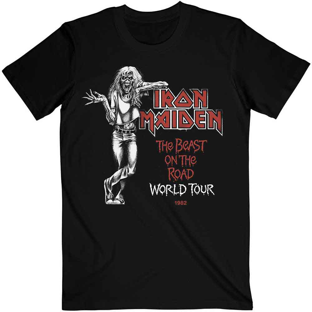 Iron Maiden - Beast Over Hammersmith World Tour '82 - T-Shirt Black