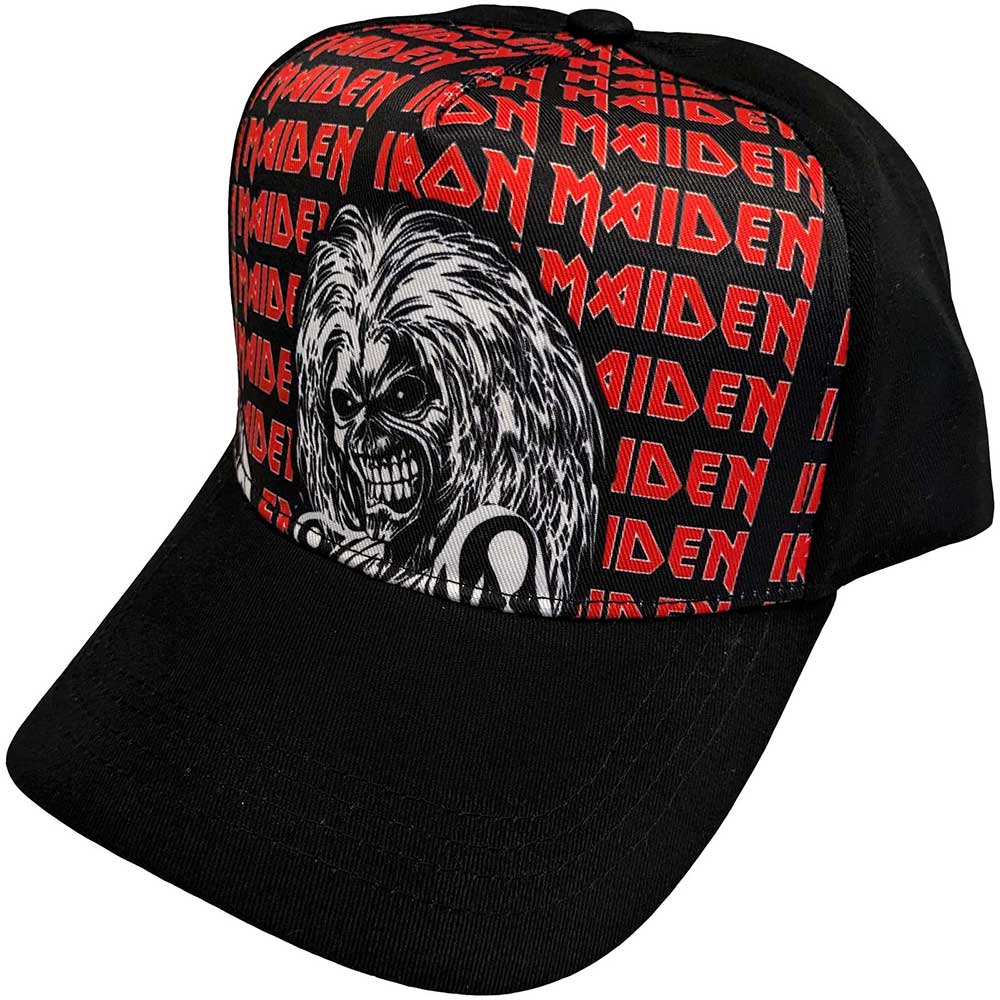 Iron Maiden - Eddie Logo Repeat - Hat Black