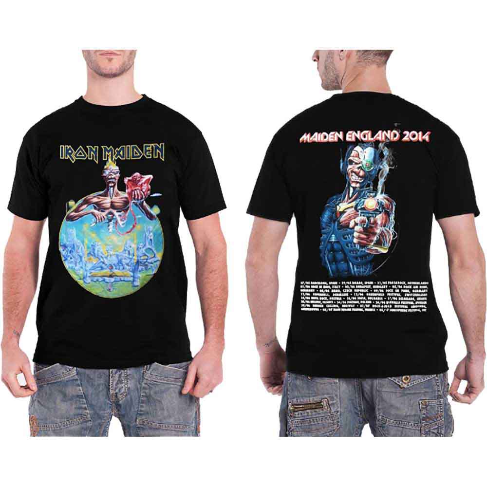 Iron Maiden - England 2014 Tour - T-Shirt Black