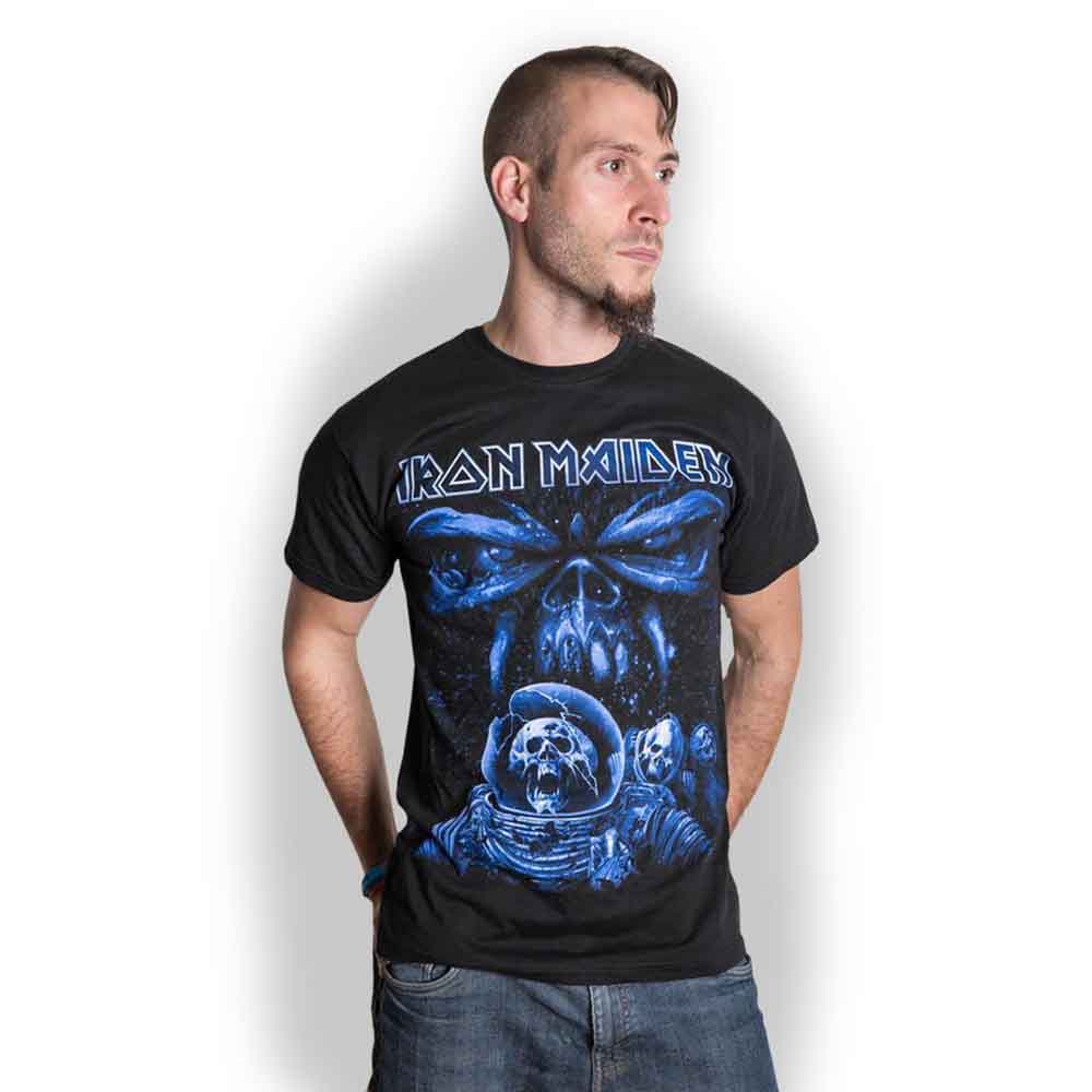 Iron Maiden - Final Frontier Blue Album Spaceman - T-Shirt Black