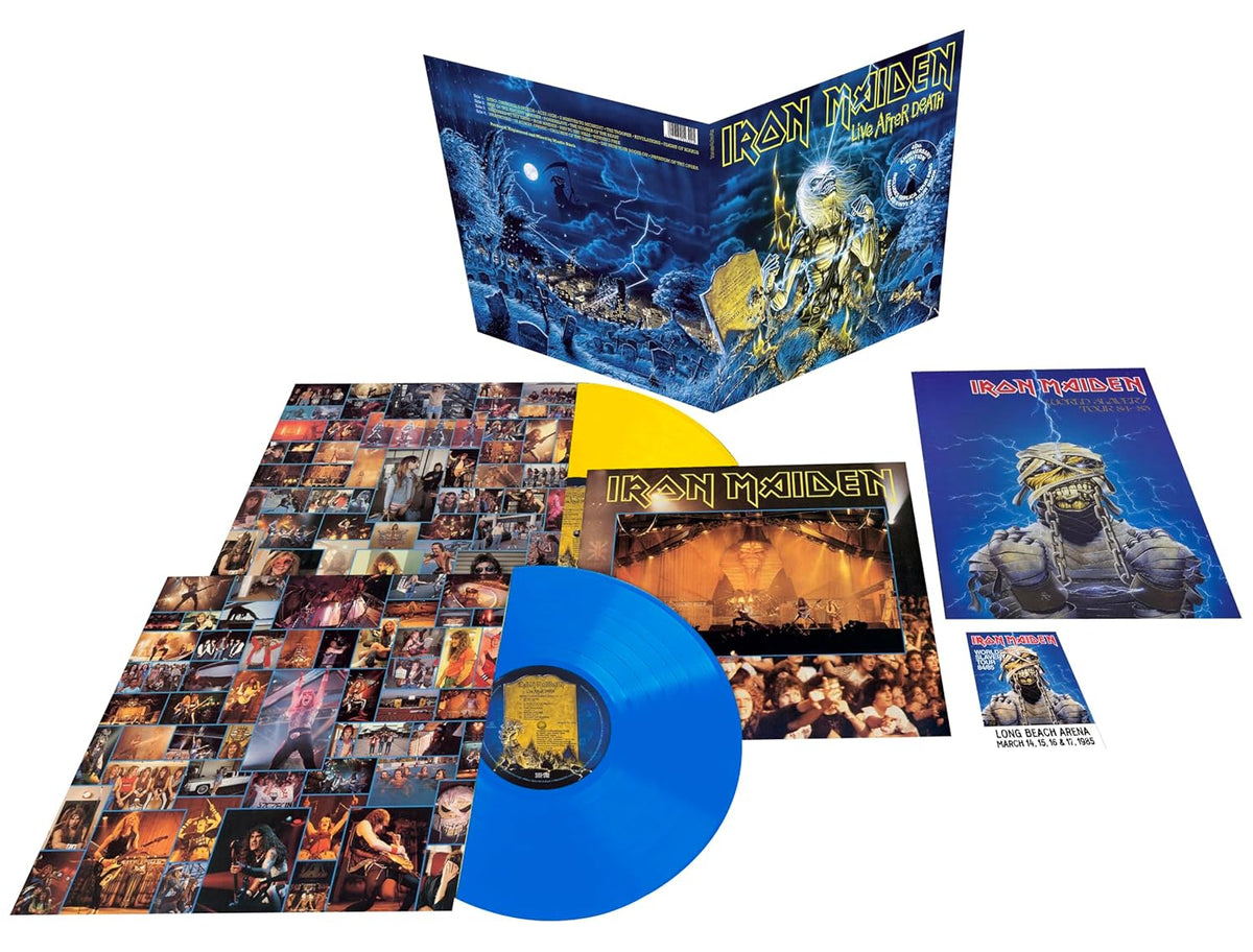 Iron Maiden - Live After Death: 40th Anniversary Edition (Limited Collector's Edition, Blue & Yellow Colored Vinyl) (2 Lp's) - Vinyl