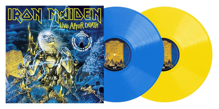 Iron Maiden - Live After Death: 40th Anniversary Edition (Limited Collector's Edition, Blue & Yellow Colored Vinyl) (2 Lp's) - Vinyl