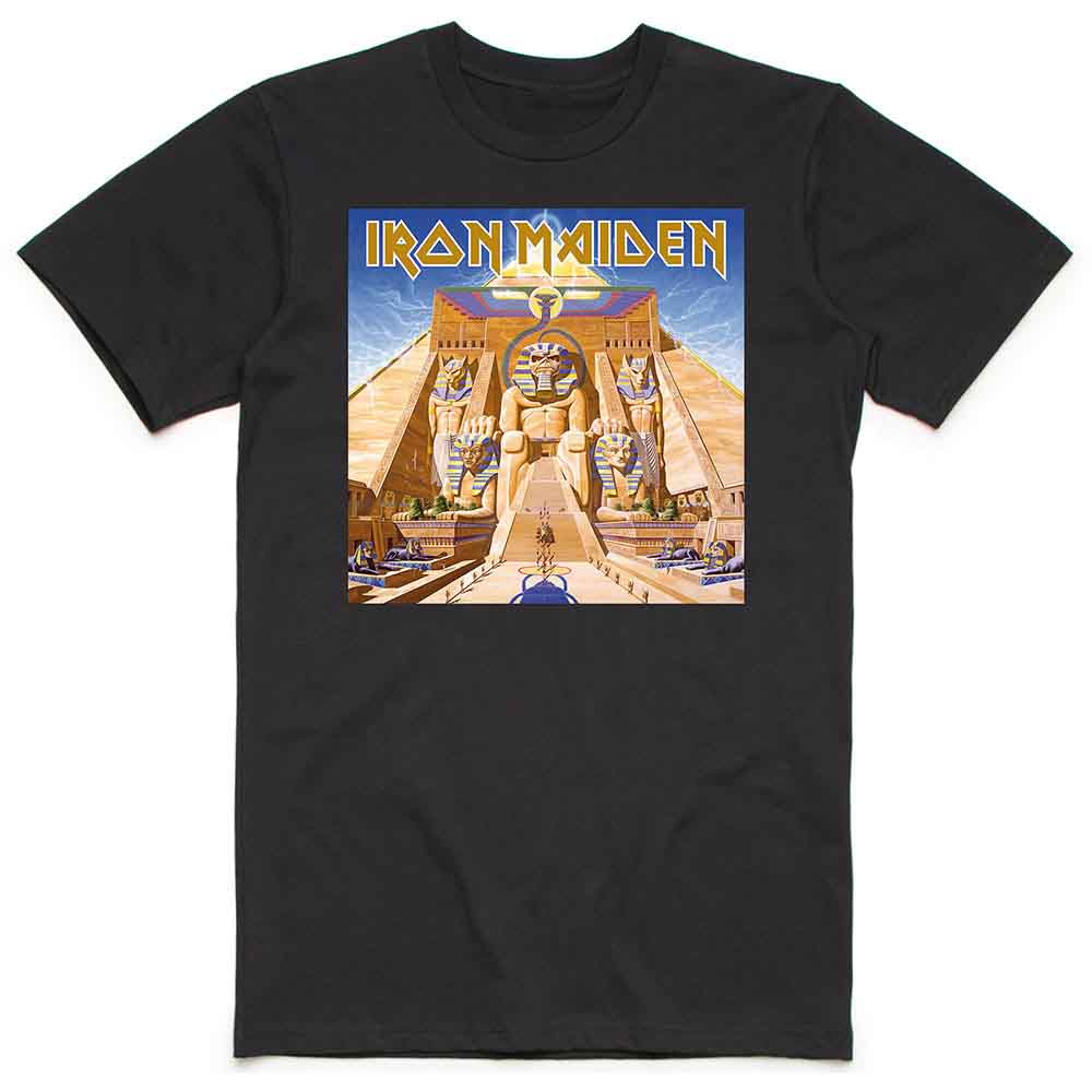 Iron Maiden - Powerslave Album Cover Box - T-Shirt Black