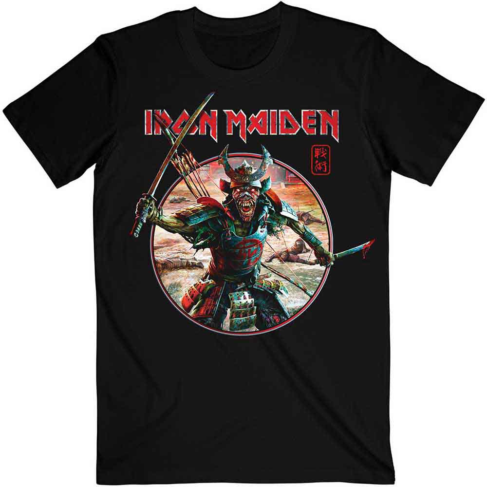 Iron Maiden - Senjutsu Eddie Warrior Circle - Black