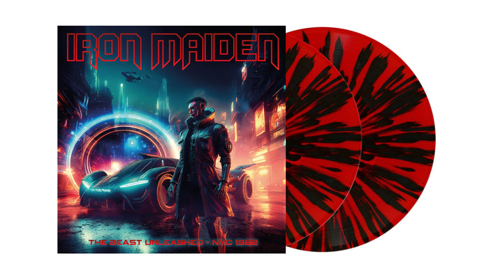 Iron Maiden - The Beast Unleashed - NYC 1982 (Red W/ Black Splatter Vinyl) (2Lp) - Vinyl