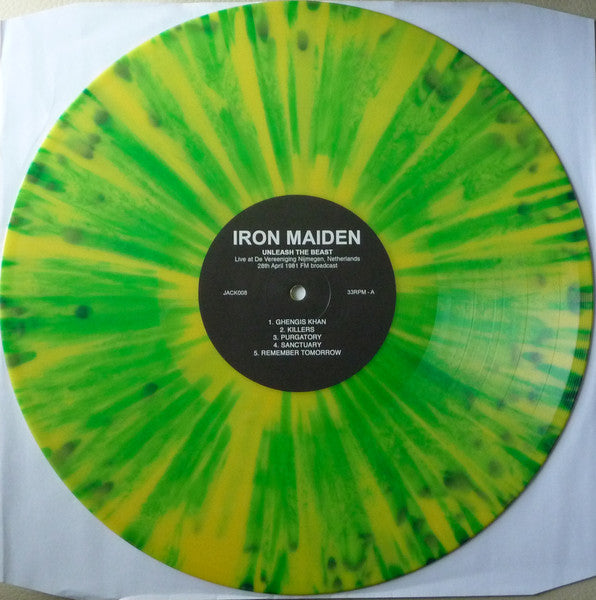 Iron Maiden - Unleash The Beast: Live At De Vereeniging Nijmegen, Netherlands 1981 (Limited Edition, Green & Yellow Splatter Colored Vinyl) [Import] - Vinyl