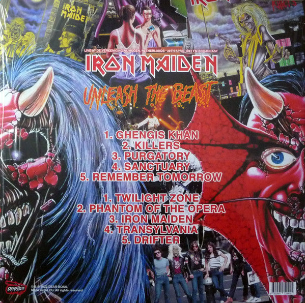 Iron Maiden - Unleash The Beast: Live At De Vereeniging Nijmegen, Netherlands 1981 (Limited Edition, Green & Yellow Splatter Colored Vinyl) [Import] - Vinyl