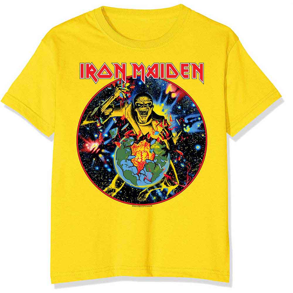 Iron Maiden - World Piece Tour Circle - T-Shirt Yellow