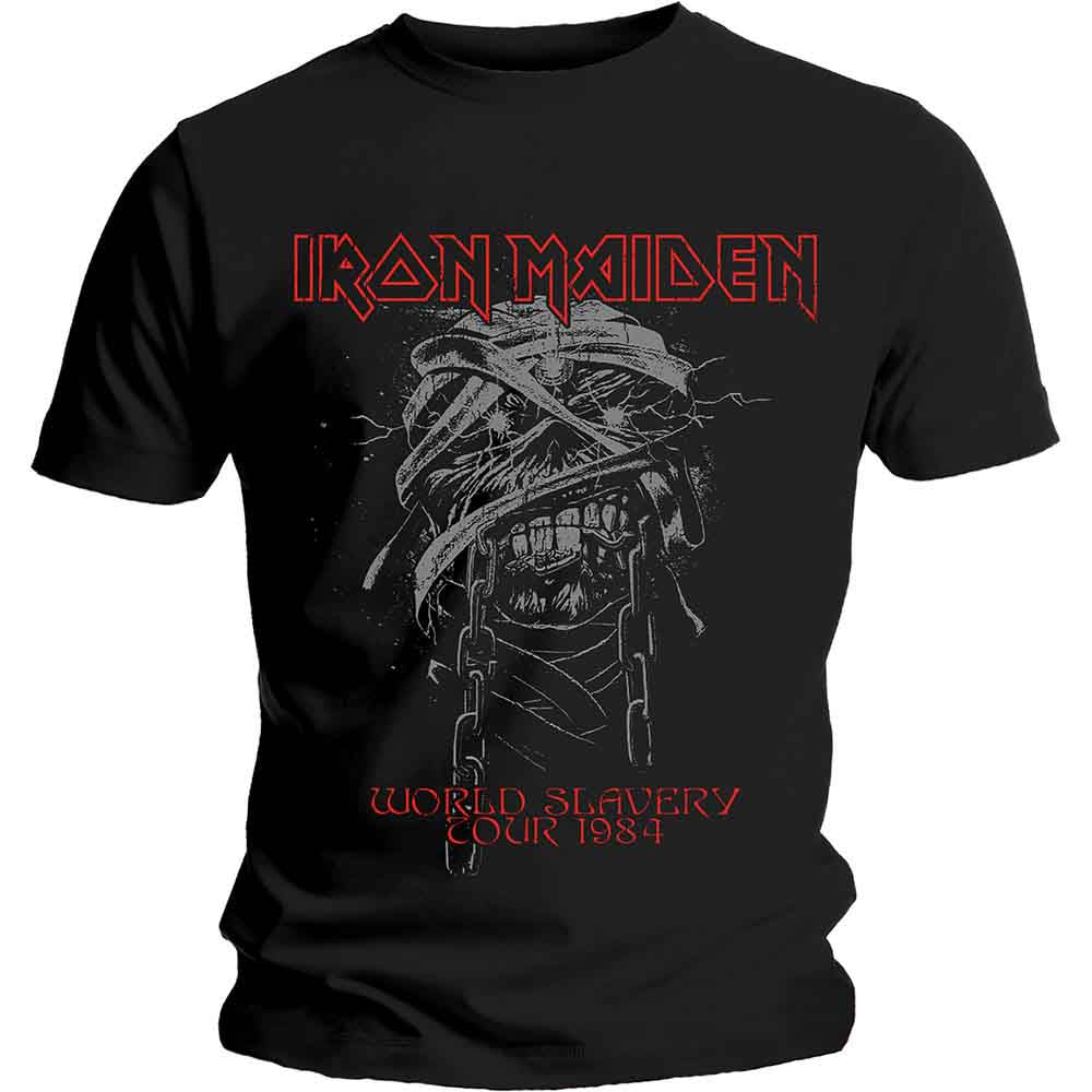 Iron Maiden - World Slavery 1984 Tour - T-Shirt Black
