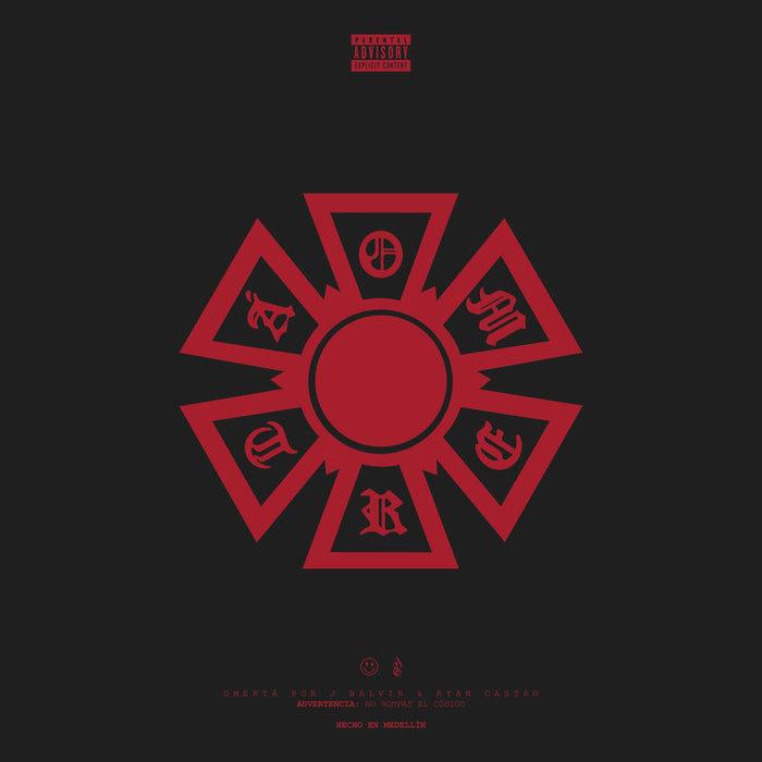 J Balvin & Ryan Castro - Omertá [Red] - Vinyl